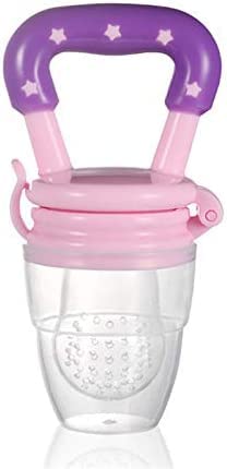 おしゃぶ赤ちゃん 離乳食フィーダ乳首 哺乳ベビー摂摂食ツー栄養摂取 歯がため シリコンスプーンで食べずに困っているママ向け 果物&野安全&健康(ピンク)