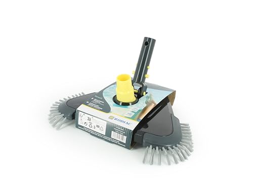 Zodiac 77499 Aspirateur Manuel pour piscines, Forme Triangulaire, équipé de 8 brosses.