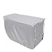 Yosoo Air Conditioner Protective Cover, Outdoor Rectangle Anti-Dust Anti-Snow Waterproof Home Use - Silver (Size: 37x15.7x28.7inch)