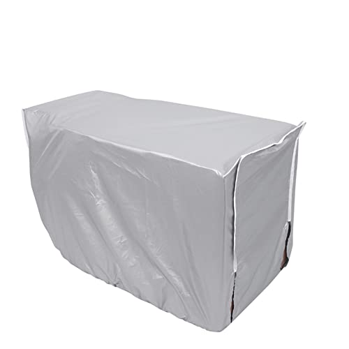 Air Conditioner Cover, Outdoor Rectangle Anti-Snow Home Use - Silver (Size: 37x15.7x28.7inch)