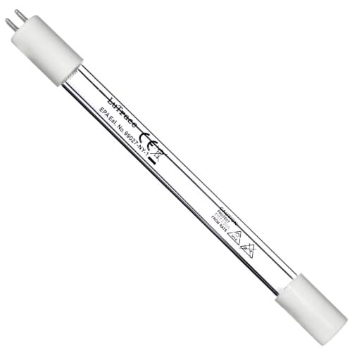 Lutrace UV Bulb for Air Scrubber Plus, 8.5" Long, OEM Quality Premium Compatible Bulb, Lamp for All Air Scrubber Cartridges. Guaranteed for One Year.