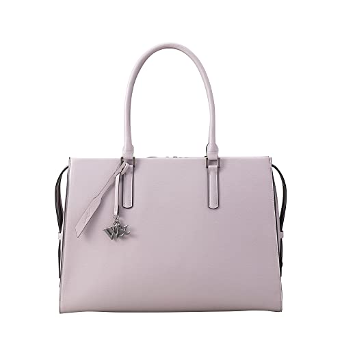 [W&.Day/Night] ダブルアンドデイナイト トッテン スクエアトート A4ファイルサイズ 11753 (モーヴピンク)