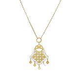 Kelapornt Halskette Ketten Schmuck Herren Frauen Anhänger Necklacevintage Auge Hand...