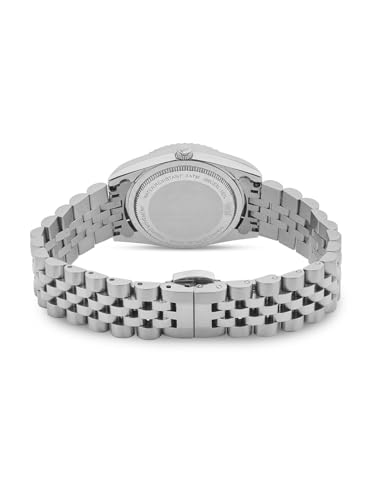 Image of Ajanta Quartz Avenza Women Analog Watch| Stainless Steel Bracelet Strap | Day & Date Display | Water Resistant | Formal & Casual Wrist Watch for Women