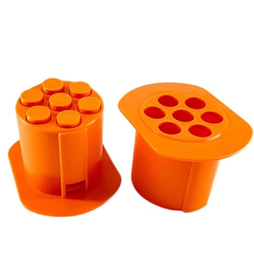 2 Stück Cevapcici Presse, Hot Dog Maker Manueller Wursthersteller mit 7 Löchern, Schnell und Gleichmäßige Cevapcici Herzustellen für Hausgemachte Würste (Orange) 2 Stück Cevapcici Presse, Hot Dog Maker Manueller Wursthersteller mit 7 Löchern, Schnell und Gleichmäßige Cevapcici Herzustellen für Hausgemachte Würste (Orange)