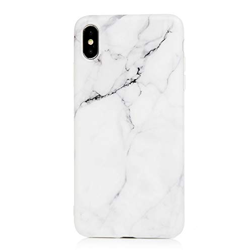 Cover iPhone Xs Max Marmo, Custodia Silicone