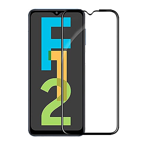 Image of DD SON Tempered Glass Screen Protector Compatible for Samsung Galaxy F12 / M12 / Samsung Galaxy A12 (2021) (11D) with Edge to Edge Coverage and Easy Installation kit,Black