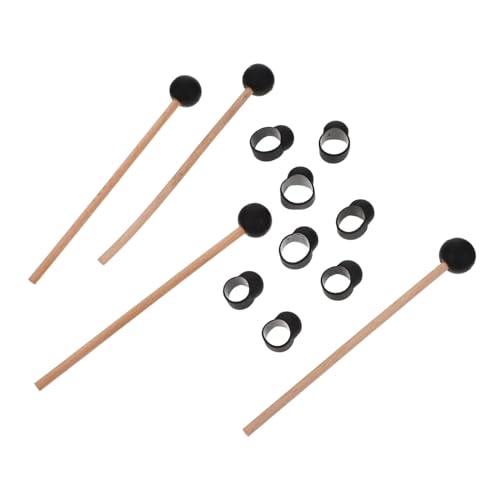 Set 4 Baquetas con Protectores para Dedos para Percusión miniatura 1