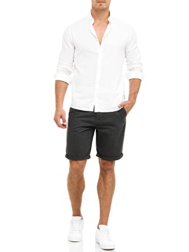 Indicode Herren Cuba Chino Shorts mit 5 Taschen aus 100% Baumwolle | Bermuda Sommershorts für Männer – Bild 6