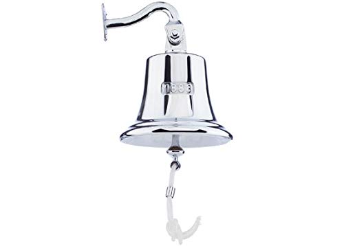 Foresti & Suardi Campana da nave 1888, cromata, 1,8 kg, Ø 160 mm