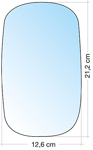 Cora 3319112 Specchio con Piastra, SX, DX, CR