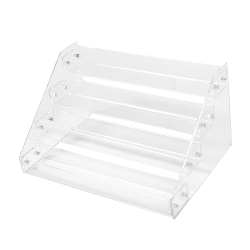 Expositor de cigarrillos acrílico transparente para pared de 29cm 2