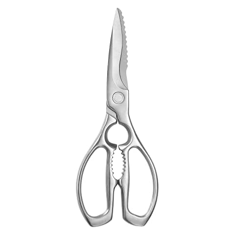 MITSUMOTO SAKARI 23 cm Schwere Küchenschere, Japanische Kitchen Scissors, Multifunktionale Geflügelschere Cover