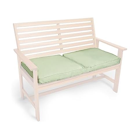 VonHaus Sage Green Garden Bench Cushion Cover