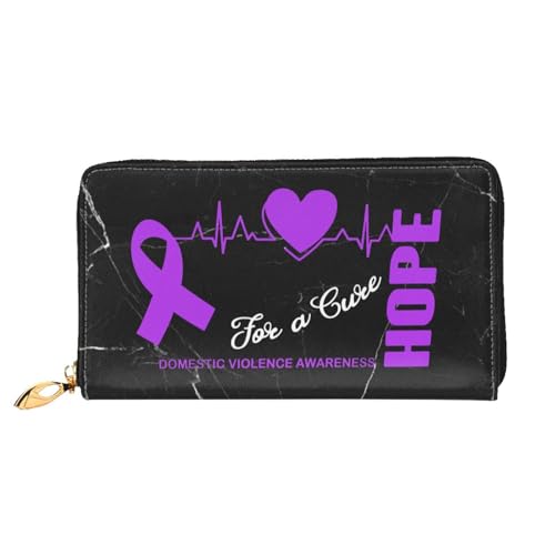 Hope for a Cure Domestic Violence Awareness Wallet Card Bag2