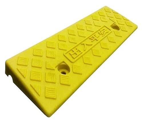 Ramp Small Ramps, Lightweight Plastic Threshold Ramps Non-Slip Portable Kerb Ramps The Elderly Handicapped Wheelchair Ramps (Color : Natural, Size : 48 * 17 * 5CM)