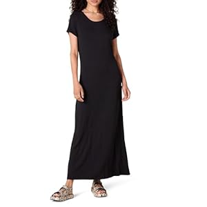 Amazon Essentials Women’s Short-Sleeve Maxi Dress