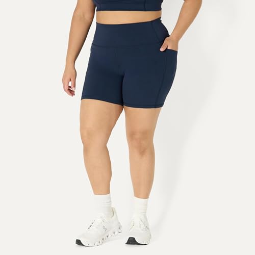 Image of Amazon Essentials Women's Active FormFlex Buttery Soft High Waist Biker Shorts