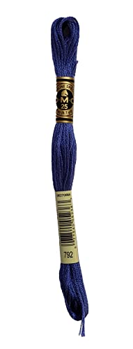 Image of DMC 6-Strand Embroidery Cotton Bundle - Cornflower Blue Color Family - 5 Skeins of Thread - 8.7yd Skeins