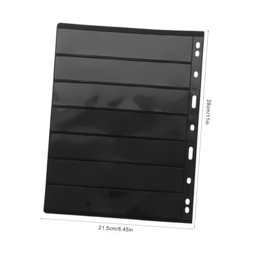 Álbum para sellos de doble cara con plástico transparente de alta resistencia 3