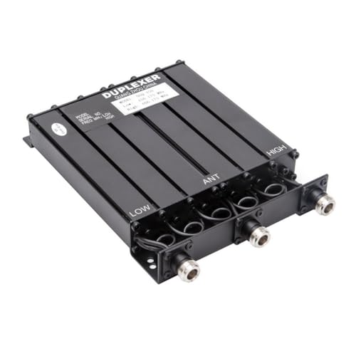 Tyatocepy SGQ-450 25W UHF400-470MHz Duplexor de frecuencia ajustable, dúplexor negro, plástico