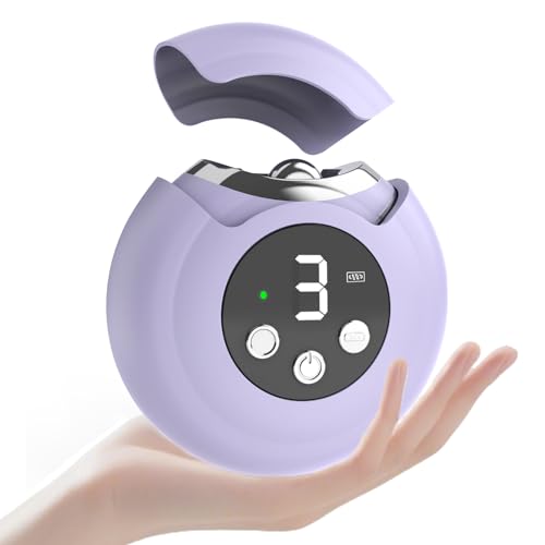 3 in 1 Electric Nail Clipper, Portable Electric Toenail Clippers for Seniors with Led Light, 3 Speed Automatic Electric Nail Trimmer, Rechargeable Fingernail Clipper Electric Polishing for Women Men