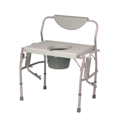 Homecraft Bariatric Drop Arm Commode with Splash Guard