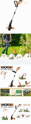 WORX Coupe bordures / dresse bordures WG119E ⌀30 cm Livré avec accessoires de protection - vue 10