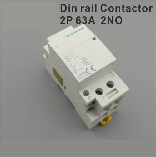 Contacteur modulaire AC 2P 63A pour rail Din tableau electrique - 4