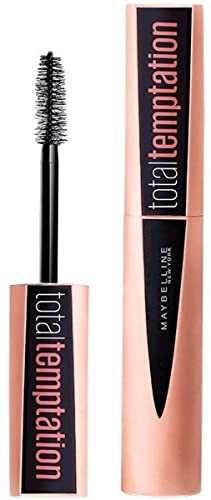 Maybelline New York, Máscara de Pestañas Volumen, Total Temptation, Black 01, 9,4 ml