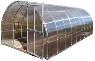 Gewächshaus KLASIKA Tube 3x6m mit fundamenten und 4mm Polycarbonat