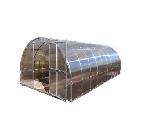 KLASIKA Gewächshaus KLASIKA Tube 3x6m mit fundamenten und 6mm Polycarbonat
