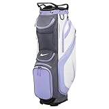 Nike Golf Performance Cart Bag (White/Iron Grey/Purple Pulse)