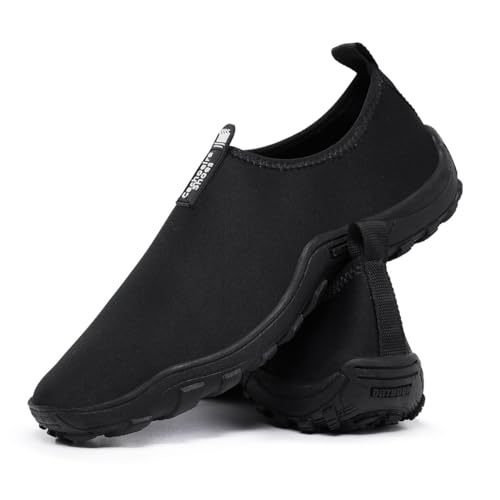 Sapatilha aquatica Neoprene Tenis Hibrido para pesca (Preto, BR, Adulto, Numérico, 40)