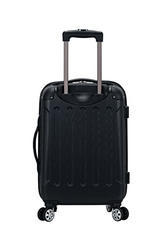 Rockland Bagage Extensible de 50,8 cm, valise rigide carry-on noire - 4