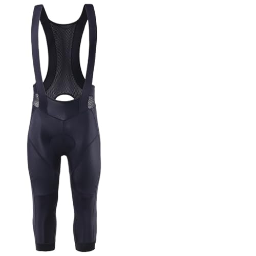 Cuissard à bretelles de cyclisme anti douleurs pour homme avec interface élastique