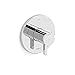 Riobel TPXTM23C 2-Way Type T/P (Thermostatic/Pressure Balance) coaxial Valve Trim, Chrome