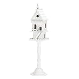 Victorian Two-Story Pedestal Bird House