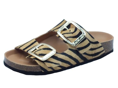 Sandales Grunland Enny CB0784 en cuir animal pour vos promenades et journées d'été