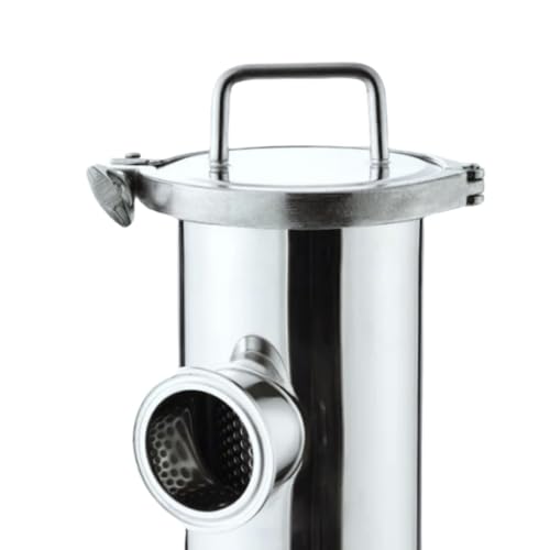 Filtre inline Tri Clamp 2" coudé 51mm en inox 304 maille 500