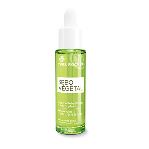 Yves Rocher Sebo Végétal Rebalancing + Antioxidant Essence Serum, for Oily and Combination Skin, 30ml bottle with dropper