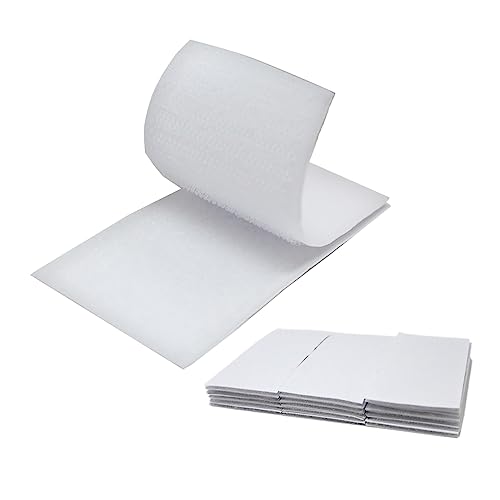 mitas 面ファスナー 15枚セット 5×10cm 15枚 ファスナーテープ おす テープ 両面テープ オス メス 強力 テープ 壁面 壁面収納 収納 壁 机裏 天井 小物 固定 電源タップ 省スペース ずれ ズレ防止 工作 DIY 15個 粘着 接着