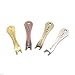 Timiy 4 Pcs Acoustic Guitar Bridge Pins Puller String Peg Extractor Removal Pulling Tool Stainless Steel (Colorful)