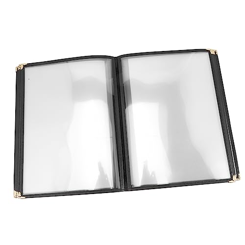 Protège-menu réutilisable facile à nettoyer avec couverture PVC transparente