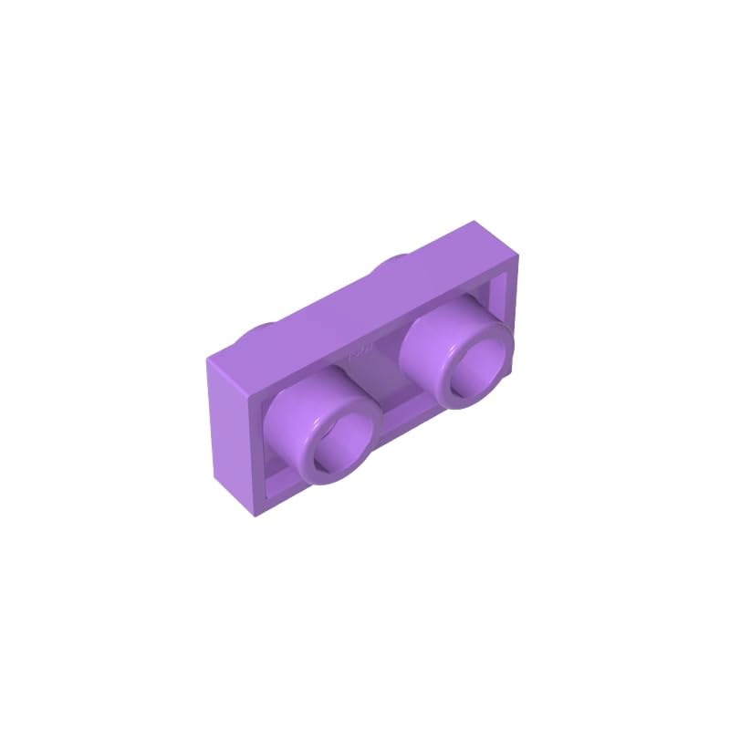 GDS-1581 1x2 Double Sided Board 50PCS Compatible with Lego Toy DIY Parts and MOC Components for Major Brick Brands Color:Medium Lavender โ image 1