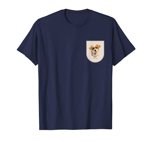 Niedliches Welpen- und Hundebild. T-Shirt
