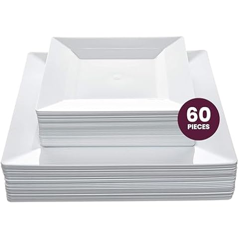 Aya's Cutlery Kingdom Disposable Square Plates Cover