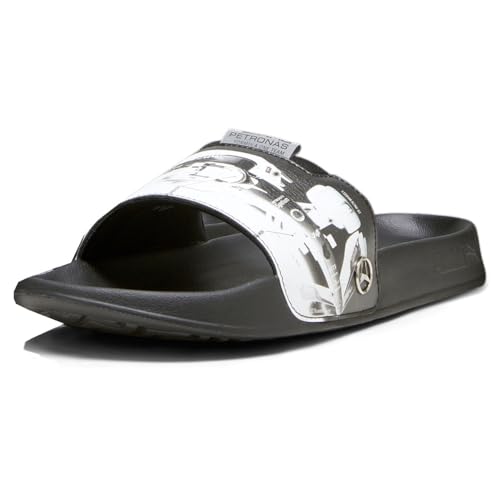 PUMA Mens Mercedes Amg Petronas F1 Leadcat 2.0 Graphic Slide Casual Sandals Casual - Black2