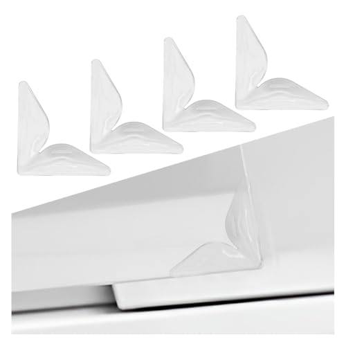 Tuxihapp 4PCS Car Door Edge Guards Protectors, Self-Adhesive Car Side Door Corner Protector Anti-Collision Trim Sticker, Anti-Rub Vehicle Exterior Decorative Accessory for Cars Trucks SUVs (Clear)