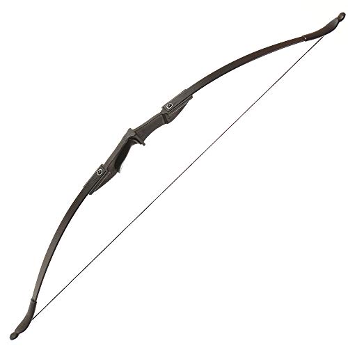 Toparchery Archery 57" Takedown Youth Recurve Bow Hunting Black Long Bow For Beginner Teenagers Right Left Hand Black - Draw Weight 20Lbs 30Lbs (30) #TOP1